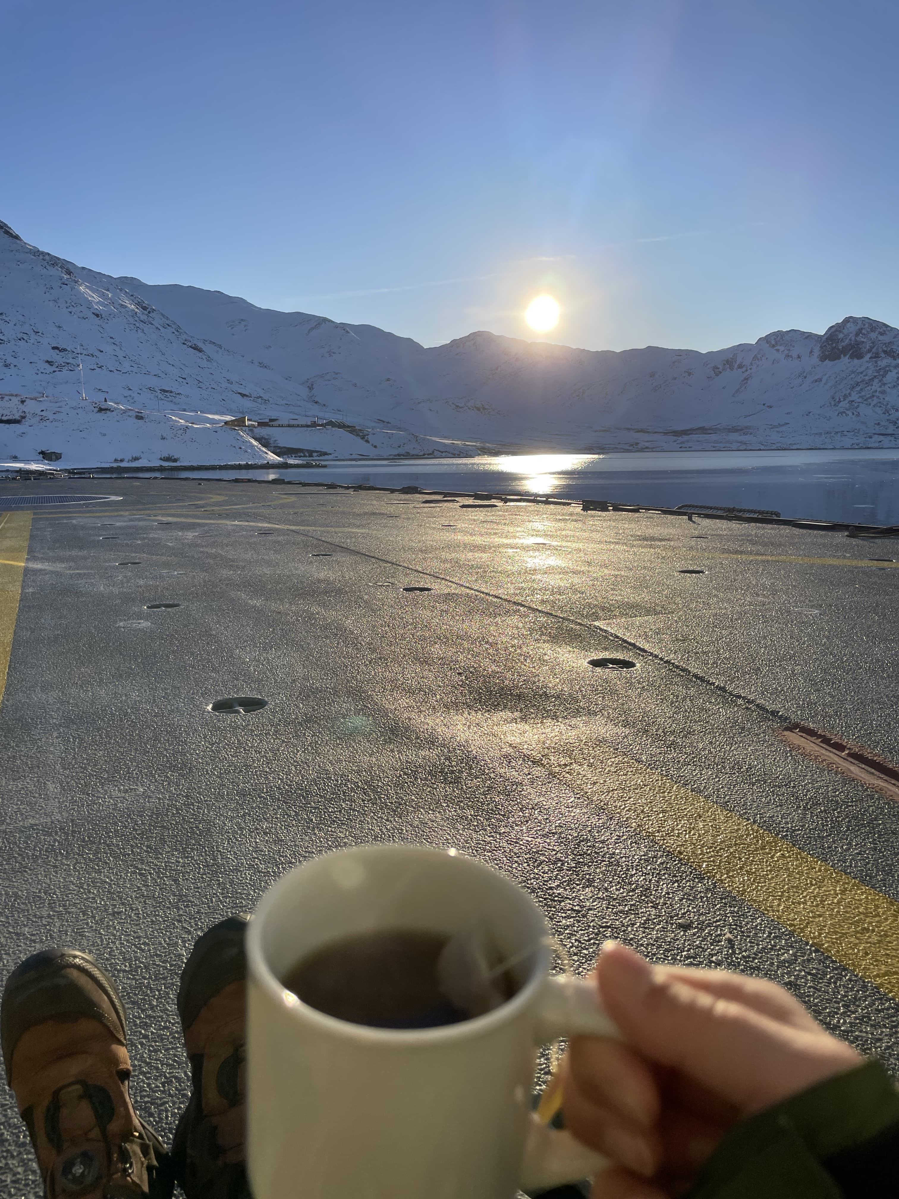 Kaffe på båden Mia